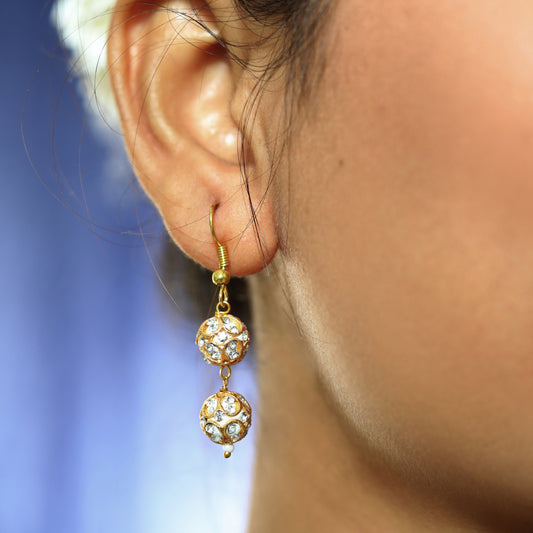 Handcrafted Multicolor Beaded Necklace Set with Earrings