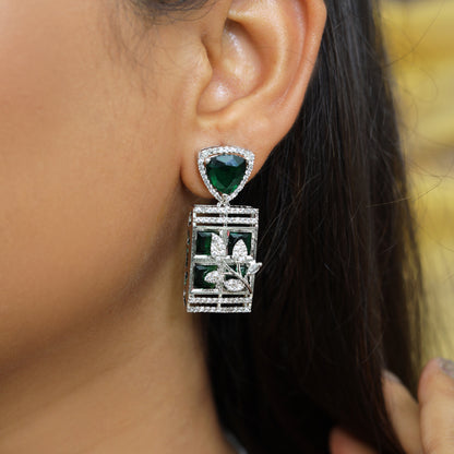 Ruby Square Collar Zircon Set