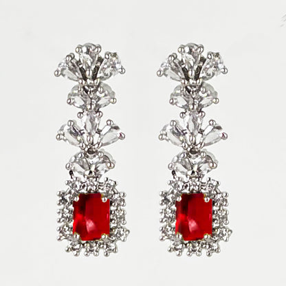 Royal Ruby Elegance Jewelry Set