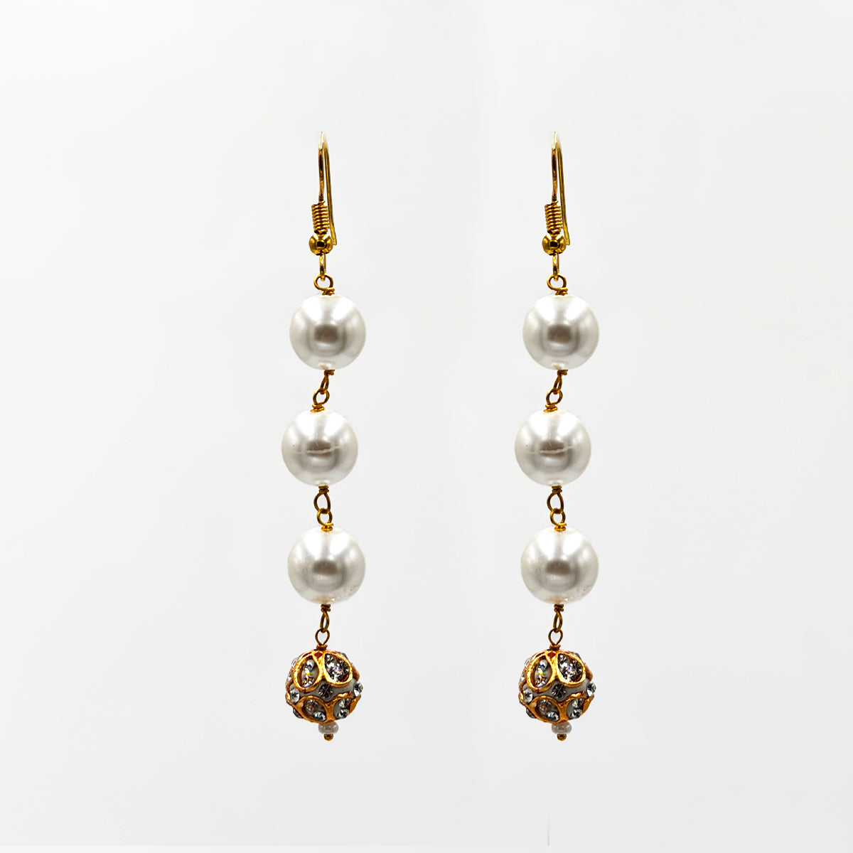 Three-Layered Pearl Beaded Set