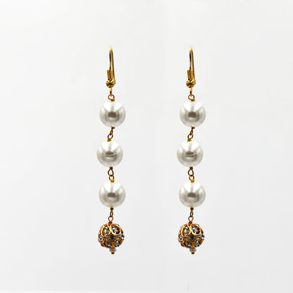 Three-Layered Pearl Beaded Set