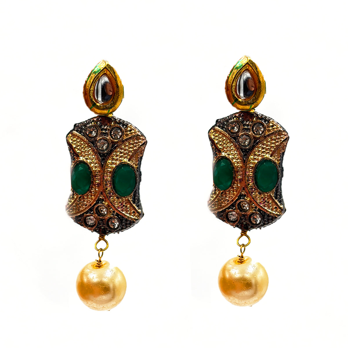 Grand Multi-Layered Meenakari Necklace