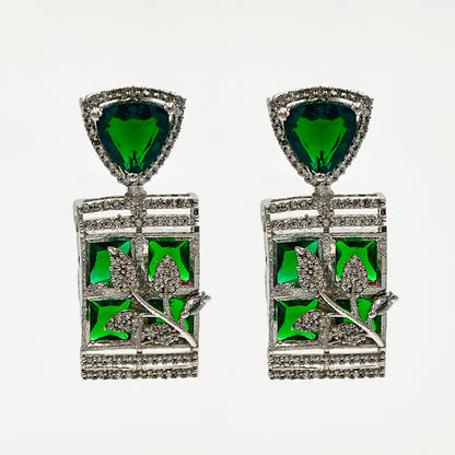 Ruby Square Collar Zircon Set