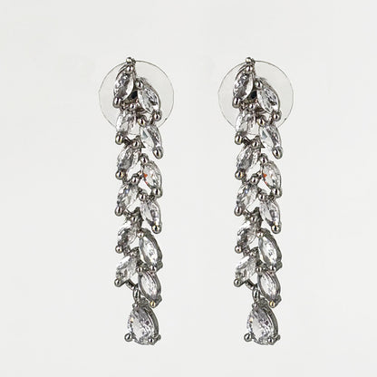 Radiant Teardrop Crystal Jewelry Set