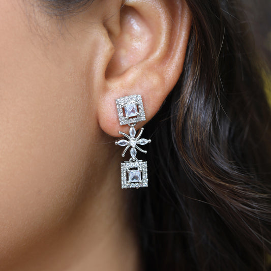 Celestial Sparkle Floral Jewelry Set