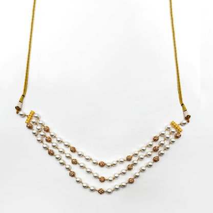 Three-Layered Pearl Beaded Set