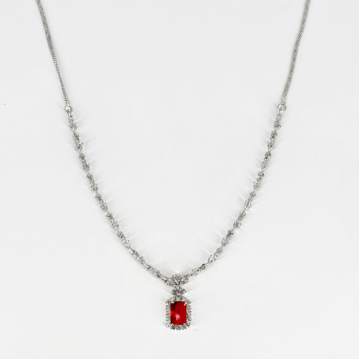 Royal Ruby Elegance Jewelry Set