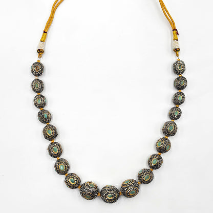 Regal Jade Antique Beaded Jewelry Set