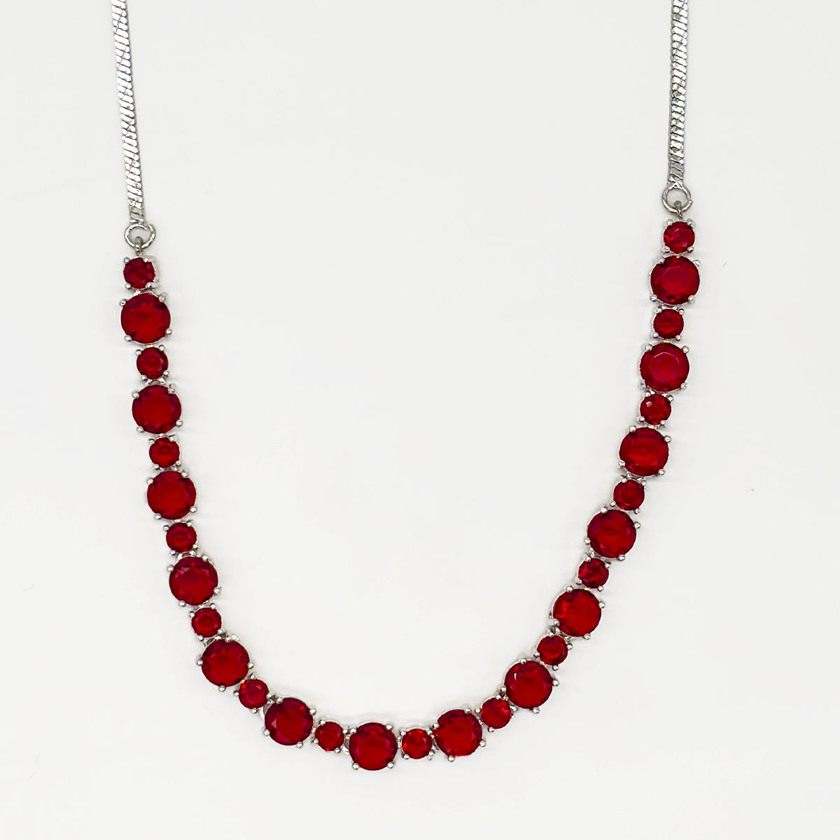 Scarlet Elegance Necklace Set