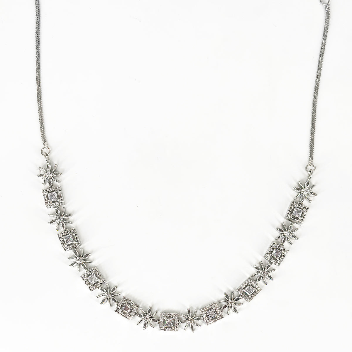 Celestial Sparkle Floral Jewelry Set