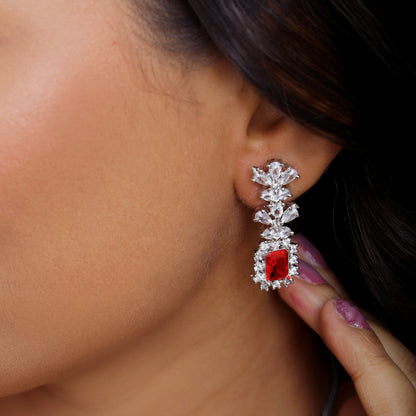 Royal Ruby Elegance Jewelry Set