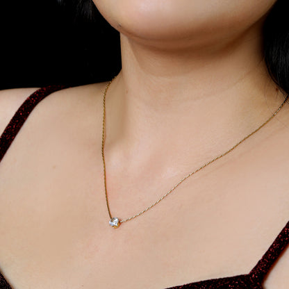 Eternal Glow Solitaire Necklace
