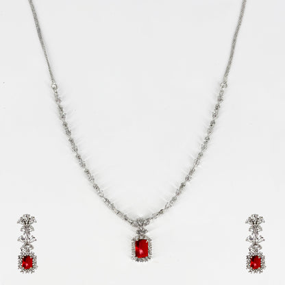 Royal Ruby Elegance Jewelry Set