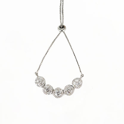 Ruby Square Collar Zircon Set