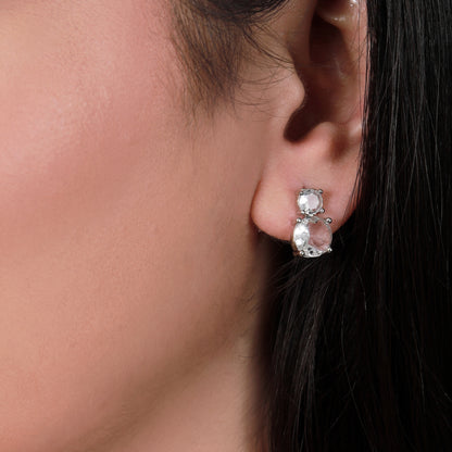 Classic Solitaire Zircon Necklace Set