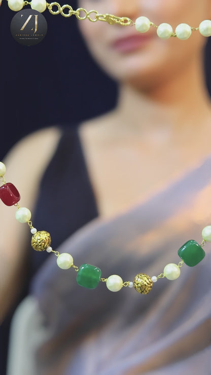 Dazzling Halo Link Zircon Set