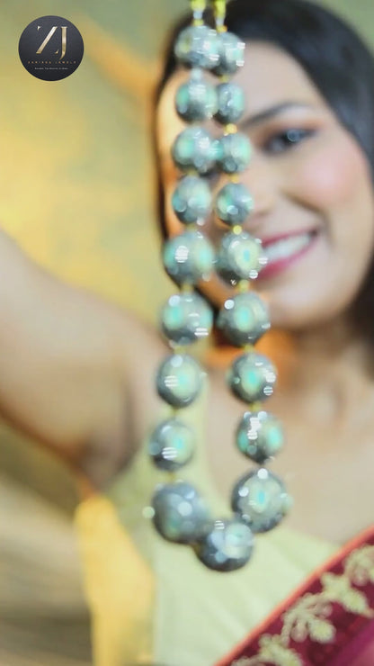 Regal Jade Antique Beaded Jewelry Set